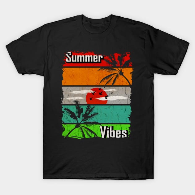 Summer Vibes T-Shirt by CreatenewARTees